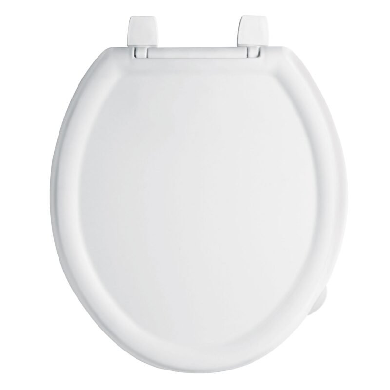 AWC-35B.jpg Código: 49902 Asiento redondo ligero con tapa para WC, blanco, FOSET BASIC AWC-35B