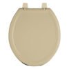 Código: 40244 Asiento redondo ligero con tapa para WC, beige, FOSET BASIC AWC-35C