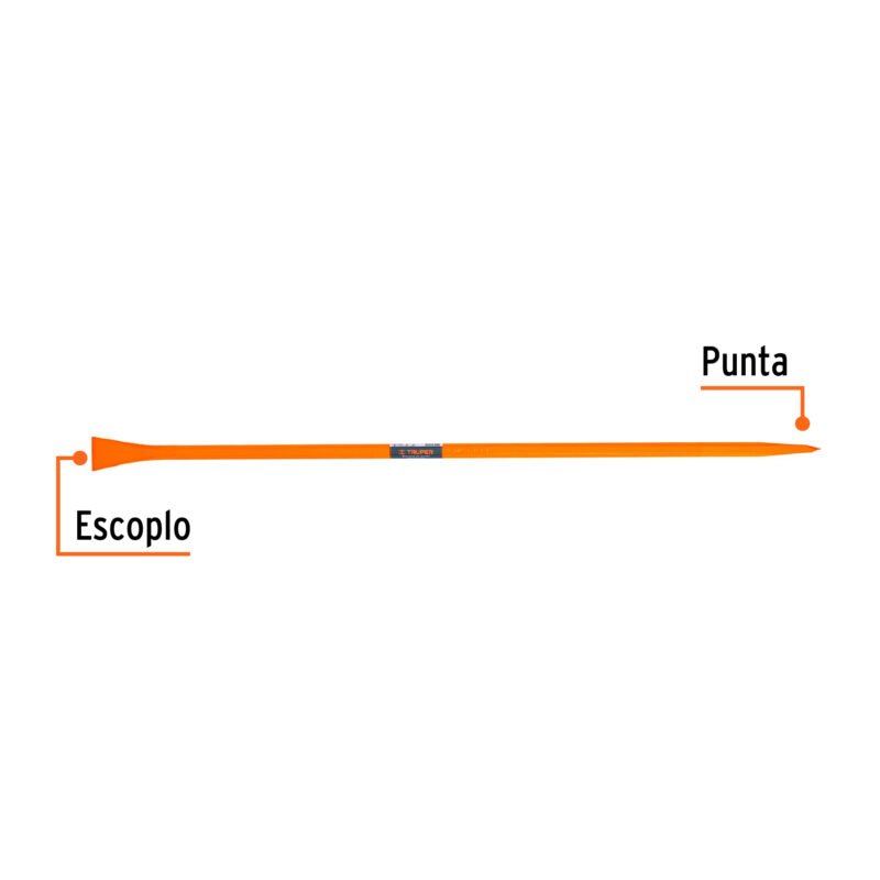 BAP-150EFC1.jpg Código: 10759 Barreta para tierra dura 1'x150 cm, escoplo 67 mm, Truper BAP-150E