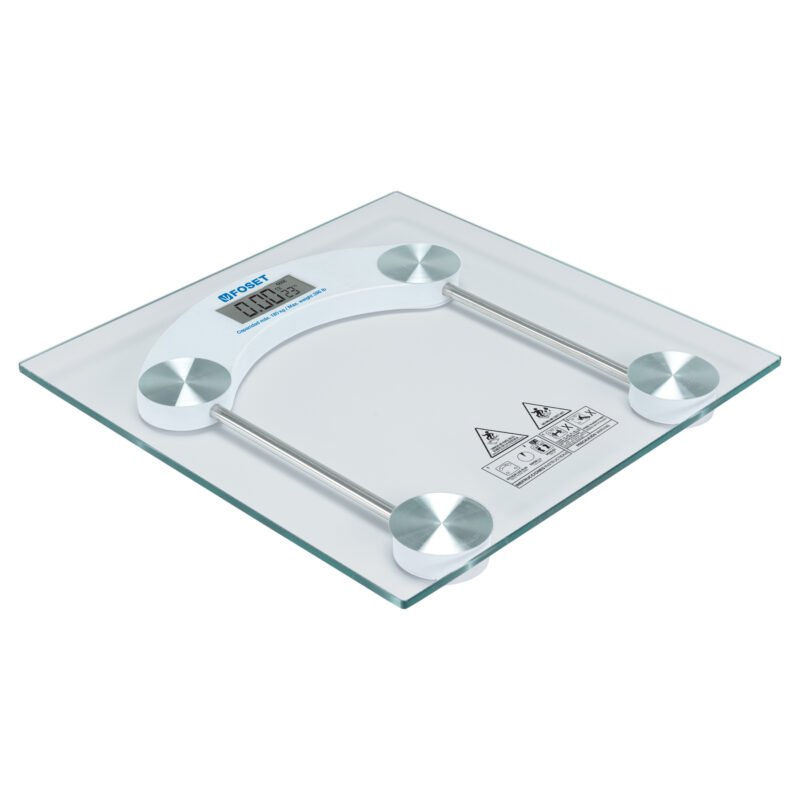 BASC-180T.jpg Código: 48526 Báscula digital 180kg para baño, Foset BASC-180T