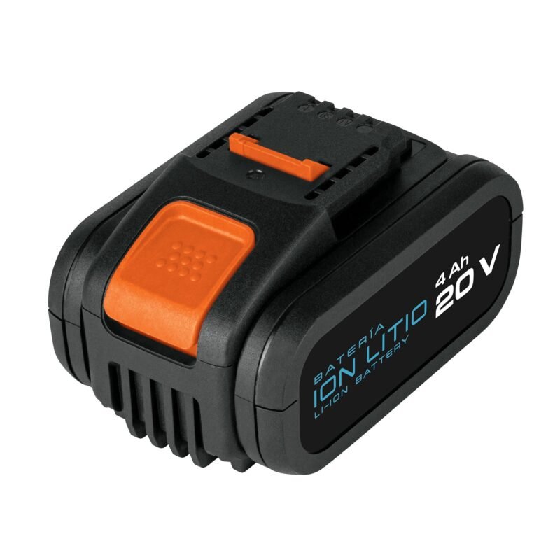 BAT-20A4.jpg Código: 101822 Batería ion litio, 20V, 4 Ah, TRUPER PRO BAT-20A4