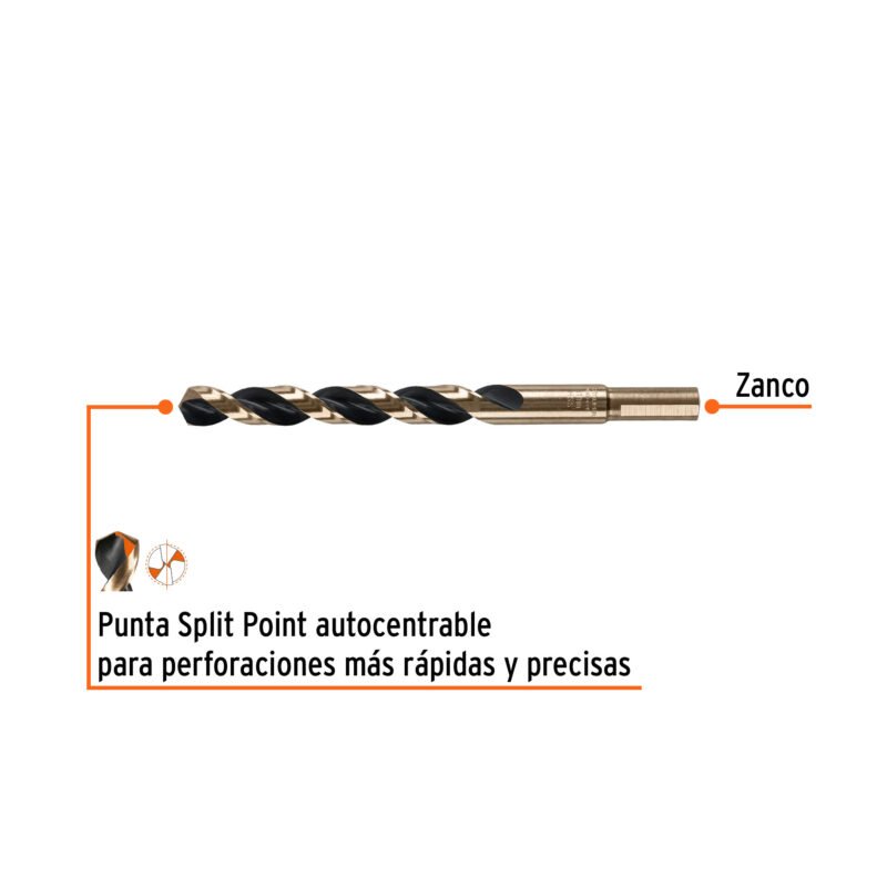 BAV-110FC1.jpg Código: 14329 Broca HSS 11.0 mm Trugold para metal, Truper Expert BAV-110