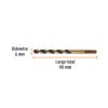 Código: 14150 Broca HSS 6.0 mm Trugold para metal, Truper Expert BAV-60