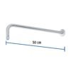 Código: 47752 Brazo recto 50 cm con chapetón para regadera, cromo, Foset BCH-650