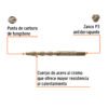 Código: 102351 Broca para concreto 13 x 150 mm, Truper BCT-13X150