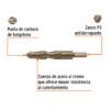 Código: 102359 Broca para concreto 25 x 150 mm, Truper BCT-25X150