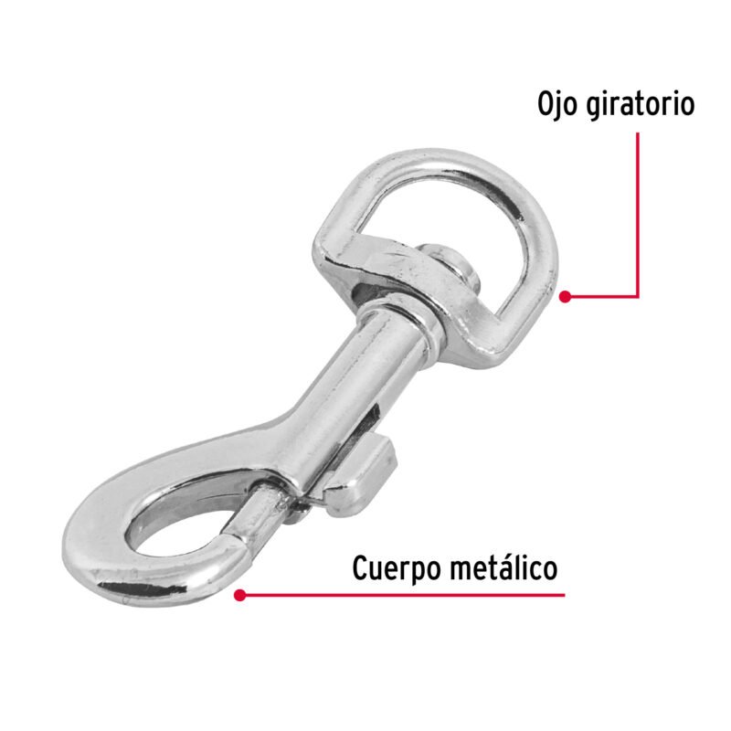 BDZ-2FC1.jpg Código: 44029 Bandola de zinc de 7/16' giratoria, Fiero BDZ-2