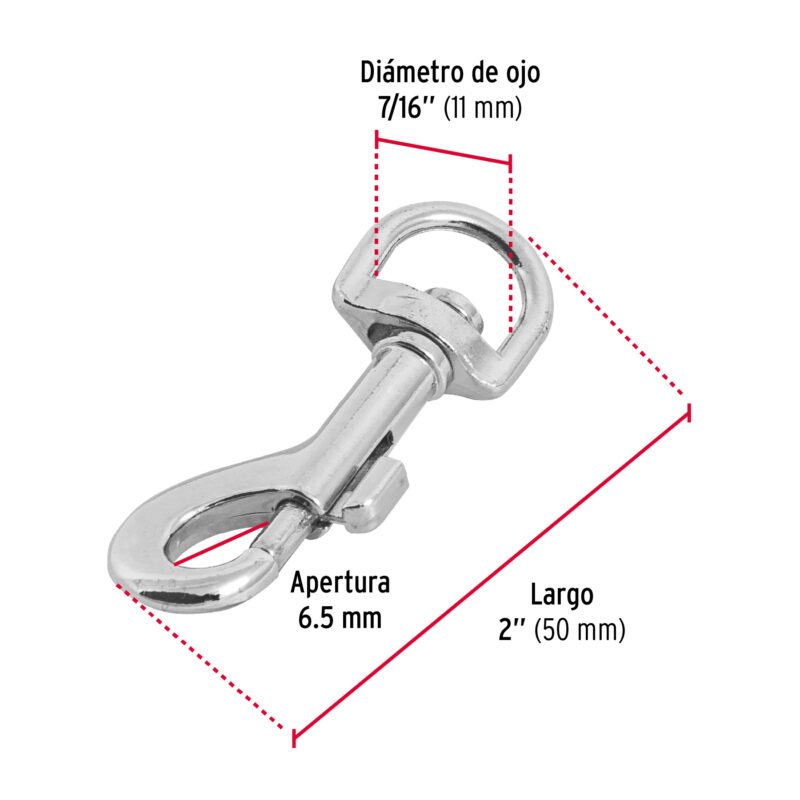 BDZ-2FC2.jpg Código: 44029 Bandola de zinc de 7/16' giratoria, Fiero BDZ-2