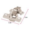 Código: 43164 Bolsa c/2 bisagras bidimensionales de brazo corto,c completa BIDI-FF