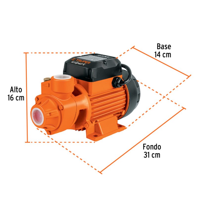 BOAP-1FC2.jpg Código: 10070 Bomba periférica 1HP, altura máx 70m, uso agrícola, EXPERT BOAP-1
