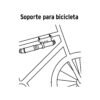 Código: 11997 Mini bomba manual para bicicleta, abatible, 75 PSI, TRUPER BOM-MI-X