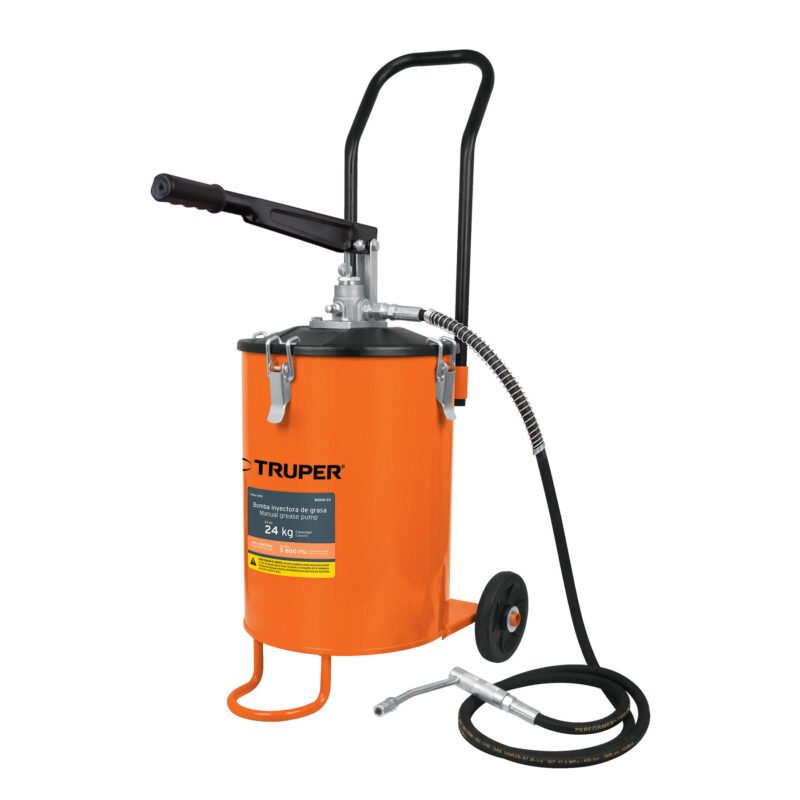BOMIN-24.jpg Código: 16850 Bomba inyectora de grasa, 24 kg, Truper BOMIN-24