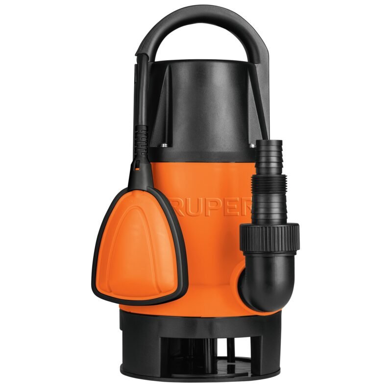 BOS-1SP.jpg Código: 12603 Bomba sumergible plástica, 1 HP para agua sucia, Truper BOS-1SP