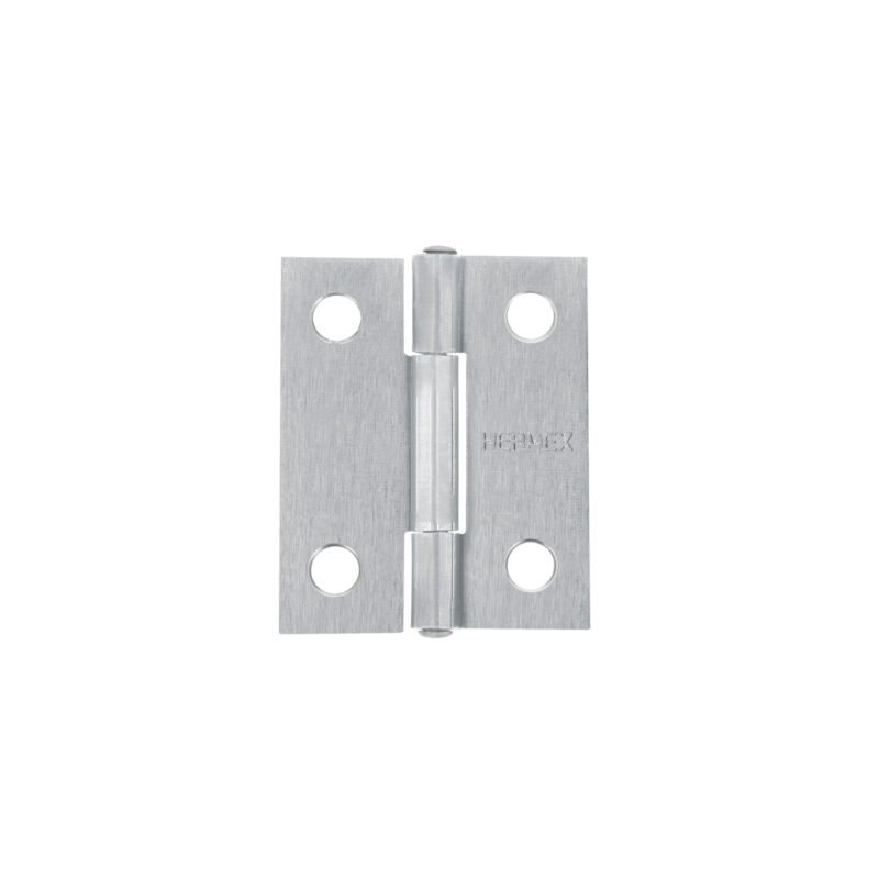BR-150.jpg Código: 43186 Bisagra rectangular 1-1/2' acero pulido, HERMEX BR-150