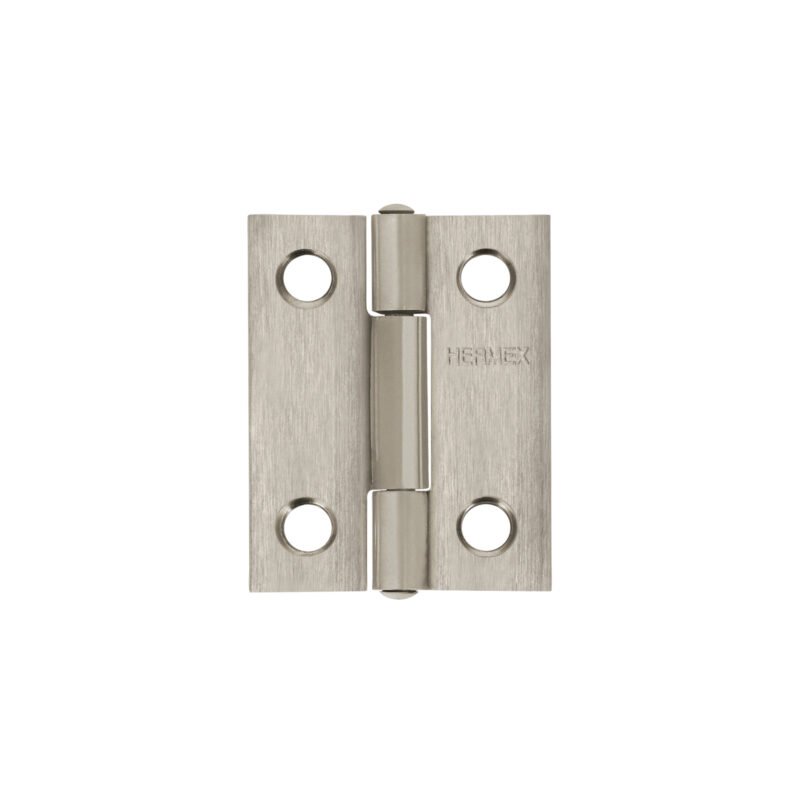 BR-154.jpg Código: 43200 Bisagra rectangular 1-1/2' acero inoxidable, HERMEX BR-154