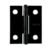 Código: 45633 Bisagra rectangular 1-1/2' negra, HERMEX BR-156