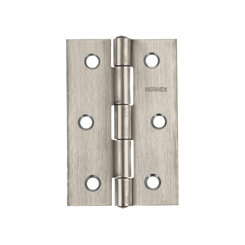 BR-254.jpg Código: 43202 Bisagra rectangular 2-1/2' acero inoxidable, HERMEX BR-254