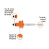 Código: 10674 Broca router, jovel, 1', con balero, Truper BROU-J1X