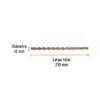 Código: 101189 Broca SDS Plus 12 x 210 mm, Truper BS-12X210