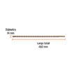 Código: 101203 Broca SDS Plus 14 x 460 mm, Truper BS-14X460