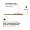 Código: 101106 Broca SDS Plus 5 x 110 mm, Truper BS-5X110