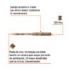 Código: 101108 Broca SDS Plus 6 x 110 mm, Truper BS-6X110