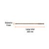 Código: 101195 Broca SDS Plus 8 x 260 mm, Truper BS-8X260