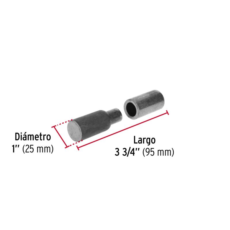 BSO-1FC2.jpg Código: 44639 Bisagra tubular soldable de 1', HERMEX BSO-1
