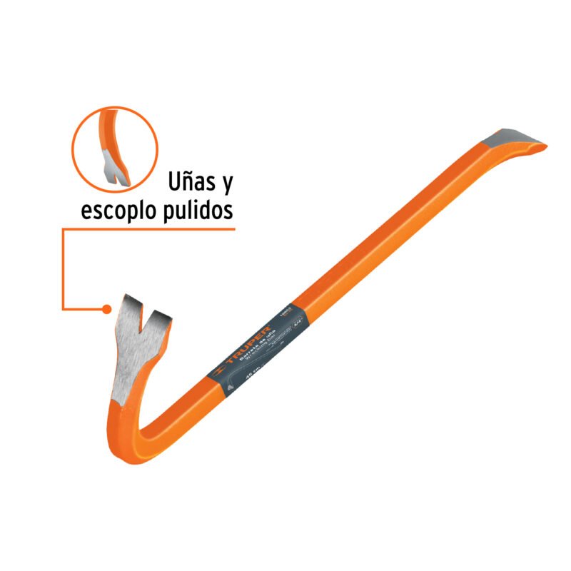 BU-45FC1.jpg Código: 10853 Barreta de uña de 3/4' x 45 cm, Truper BU-45