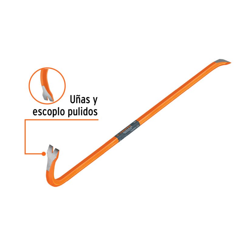 BU-75FC1.jpg Código: 10859 Barreta de uña de 3/4' x 75 cm, Truper BU-75