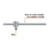 Código: 13217 Barra corrediza para dados cuadro 1/4', Truper C-4785