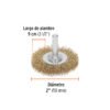 Código: 11569 Carda circular 2' alambre grueso para taladro, Truper CA-2