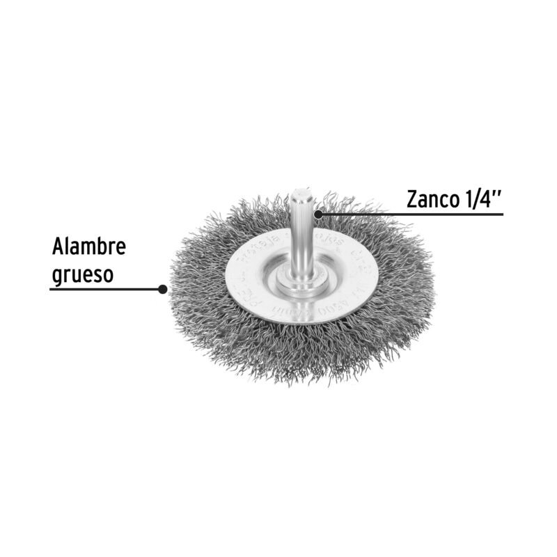 CA-3PFC1.jpg Código: 21003 Carda circular 3' alambre grueso para taladro, Pretul CA-3P