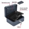 Código: 43074 Caja para dinero, 20 cm, HERMEX CADI-20