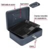 Código: 43075 Caja para dinero, 25 cm, HERMEX CADI-25