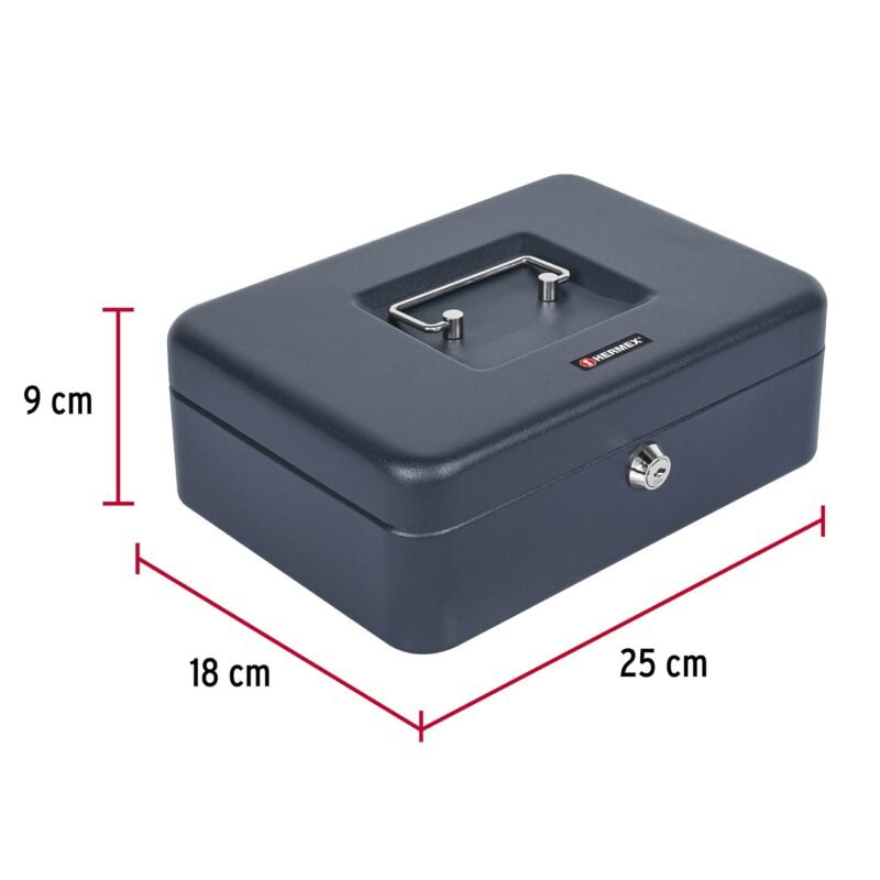 CADI-25FC2.jpg Código: 43075 Caja para dinero, 25 cm, HERMEX CADI-25