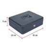 Código: 43076 Caja para dinero, 30 cm, HERMEX CADI-30