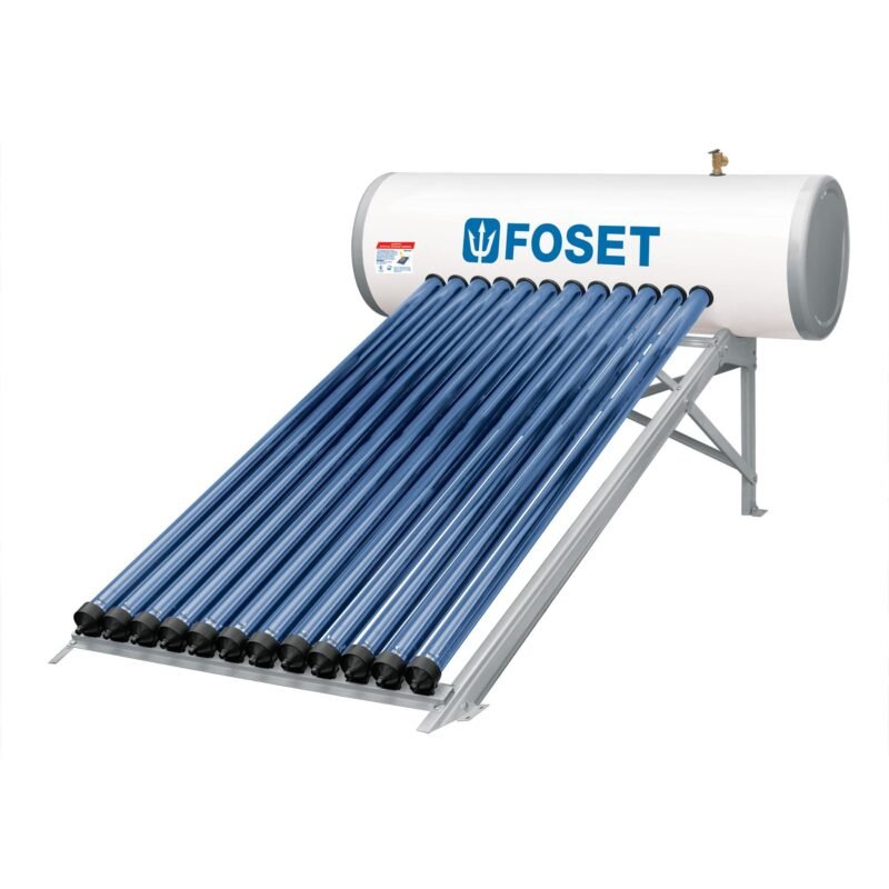 CALE-12HS.jpg Código: 49965 Calentador solar HeatPipe, 12 tubos, 150L, 4 personas, Foset CALE-12HS