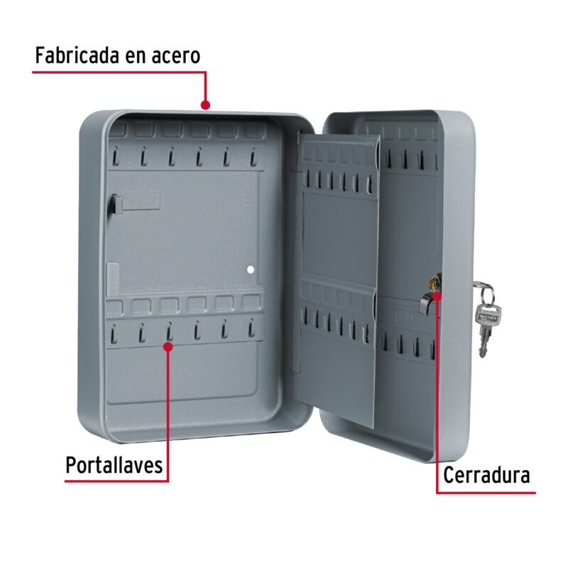 CALLA-36FC1.jpg Código: 43068 Caja con 36 ganchos para llaves, HERMEX CALLA-36