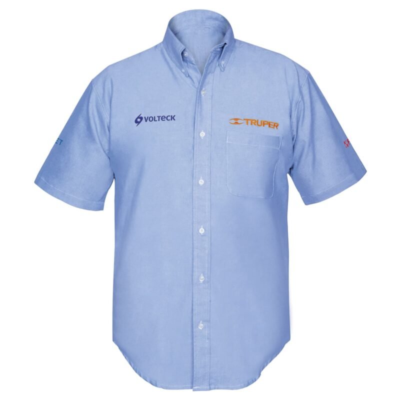 Código: 60350 Camisa manga corta para hombre, azul, G, Truper CAM-AZ-CL