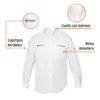Código: 60361 Camisa manga larga para hombre, blanca, M, Truper CAM-BCO-LM
