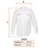 Código: 60361 Camisa manga larga para hombre, blanca, M, Truper CAM-BCO-LM