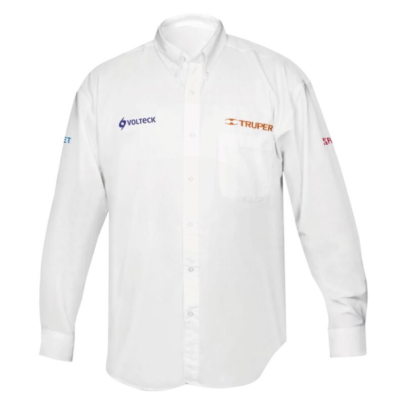 CAM-BCO-LS.jpg Código: 60360 Camisa manga larga para hombre, blanca, CH, Truper CAM-BCO-LS