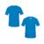 Código: 68051 Playera cuello redondo para hombre, azul, M, Truper CAM-FOS-38