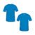 Código: 60420 Playera cuello redondo para hombre, azul, G, Foset CAM-FOS-40