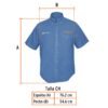 Código: 60340 Camisa de mezclilla manga corta para hombre, CH, Truper CAM-MEZ-CS