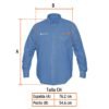 Código: 60336 Camisa de mezclilla manga larga para hombre, CH, Truper CAM-MEZ-LS