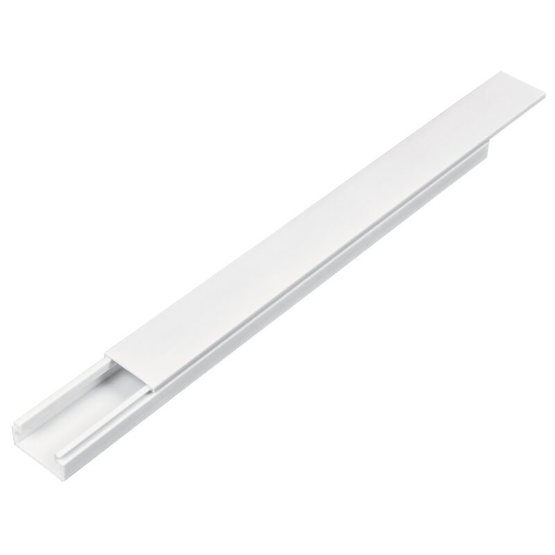 CAN-1020A.jpg Código: 46284 Canaleta de 1 vía 10 x 20 mm, con adhesivo, VOLTECK CAN-1020A