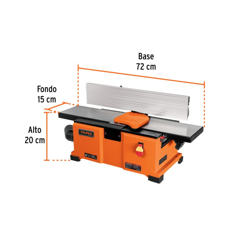 Código: 102973 Canteadora de banco 6', 2 HP (1500 W), TRUPER CANT-6B
