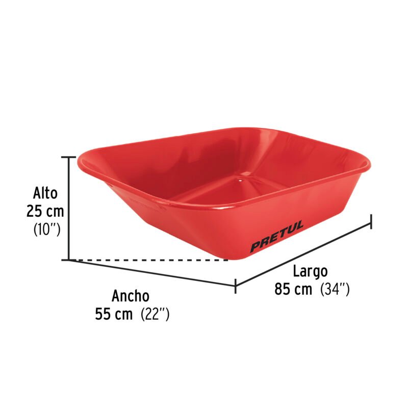 CAP-35NBFC1.jpg Código: 20675 Carretilla 3.5 ft3 roja,angosta,neumática, tubular, PRETUL CAP-35NB